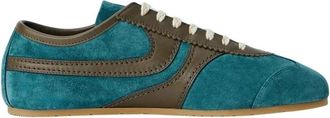 Dries Van Noten Suede Panel Sneakers - Heren - Sneakers - Blauw - 40 EU - Leer - Schoenen