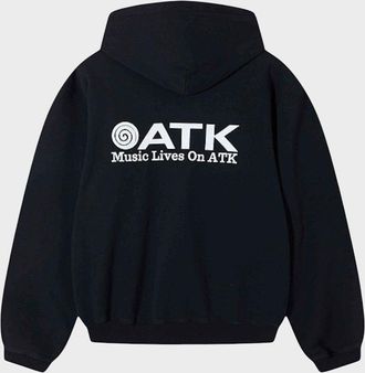 Gallery Dept. Mens Music Lives On ATK Hoodie Black White - Size: 42
