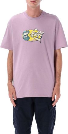 Carhartt Work in Progress Purple Printed T-Shirt