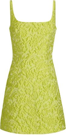 Emilia Wickstead Eliezer Floral-print Duchess-satin Midi Dress - Green - 12 (UK12 / M)