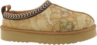 Alviero Martini 1A Classe Sabot - Dames - Pantoffels - Beige - 38 EU - Leer - Schoenen