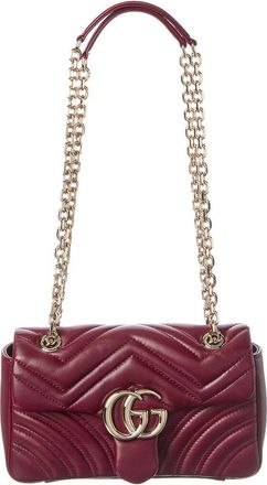 Gucci Gg Marmont Small Leather Shoulder Bag