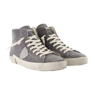 Philippe Model PRSX High-Top Sneaker - Gray