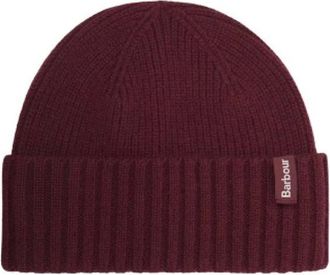 Barbour Danforth Wool-Cashmere Beanie - - Accessories - Uomo - Rosso - ONE SIZE
