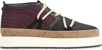 Volta Leren Mid-top Sneakers met Plateauzool - unisex - Sneakers - Veelkleurig - 37 EU - Leer - Schoenen