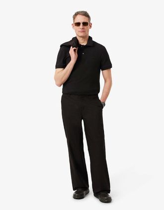 Lacoste Mens Lacoste Regular Fit Ribbed Knit Polo Shirt - Brown - Size: 4 medium