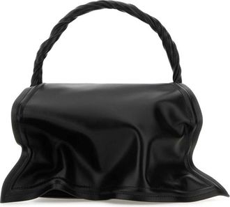 Y / Project Black Leather Handbag