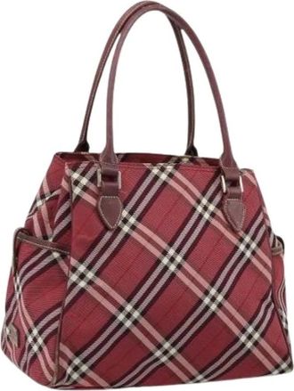 Burberry Pre-owned Handbags, female, Red, Size: ONE SIZE Pre-owned Hand Bag