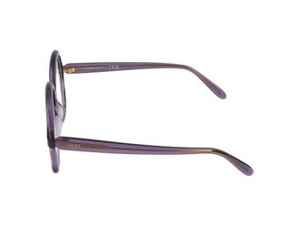 Loewe LW50105I Acetate Oversized Square Eyeglasses - Purple