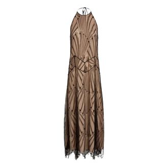 Erika Cavallini Semi Couture Vestido largo de encaje Chantilly - Dresses - Mujer - Beige - S