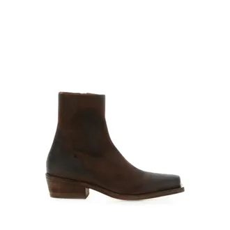Mars&egrave;ll Tex Tex Burnished-effect Ankle Boots