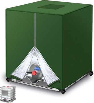 OEM Lona Para Tanque De 1000 L, Lona De Protecci&oacute;n Solar Para Tanque De Agua De Lluvia Ibc, A Prueba De Polvo, Resistente A Los Rayos Uv, Cubierta Protect