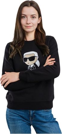 Karl Lagerfeld Ikonik 2.0 Karl Sweatshirt - Dames - Sweatshirts - Zwart - XS - Katoen - Hoodies & sweatvesten