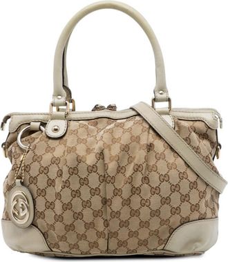 Gucci Pre-owned Gucci GG Canvas Sukey Satchel Ladies 33WI6HJTCRD2DSSX