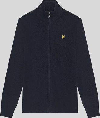 Lyle & Scott Lamswollen Blend Rits Cardigan