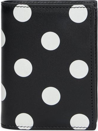Comme Des Gar&ccedil;ons Portemonnee met Polka Dots - Dames - Portefeuilles - Zwart - ONE Size - Leer - Accessoires