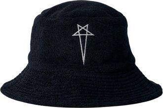 Rick Owens Hats, unisex, Black, Size: ONE SIZE Beach Bucket Hat