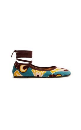 La DoubleJ Winter Ballerina Flats Dendera Light Blue at Nordstrom, Size 40 It