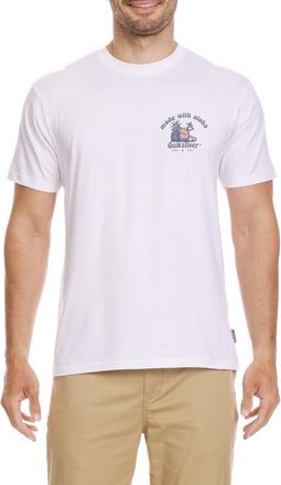 Quiksilver HI Mai Tai Graphic T-Shirt in White at Nordstrom, Size Large