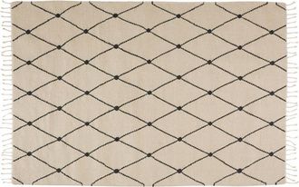 OYOY Mino Rug in Offwhite/black at Nordstrom