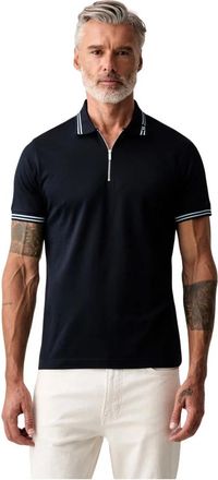 Karl Lagerfeld Tops, Heren, Blauw, S, Katoen, Kameo Polo