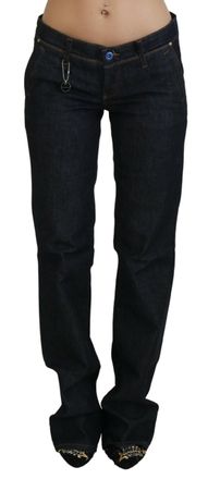 Costume National Low Waist Straight Pants Womens Jeans