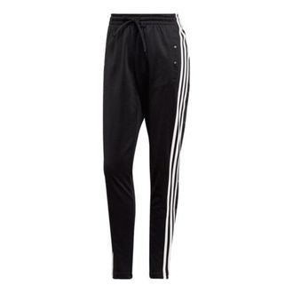 adidas (WMNS) adidas ID 3-Stripes Snap Pants Asia Sizing Black White DZ8660