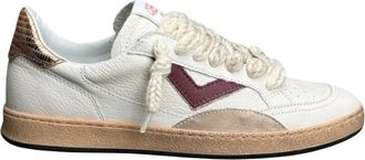 4B12 Play NEW D-2026 Sneaker - Dames - Sneakers - Wit - 38 EU - Leer - Schoenen