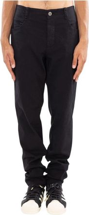 Transit Par-Such Stretch Cotton 5-Pockets Slim Pants - Heren - Slim Fit Broeken - Zwart - L - Katoen - Broeken