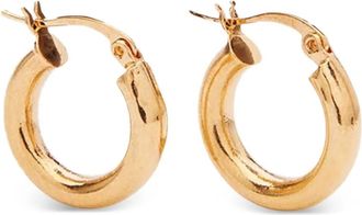 Pico Amanda hoop earrings - women - Metal - One Size - Gold