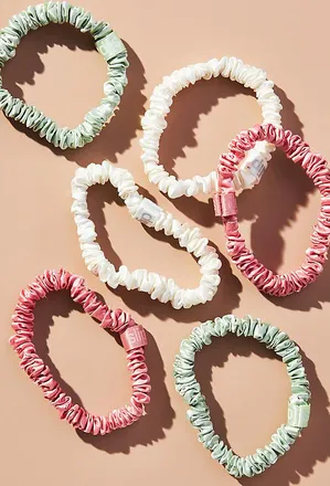 Slip Pure Silk Bellerose Skinny Scrunchies