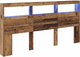 vidaXL Cabecero Madera Vieja 200 X 17 X 102 Cm Madera Contrachapada Vidaxl