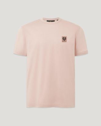Belstaff T-shirt Mens Cotton Jersey Dusk Pink Size 2XL