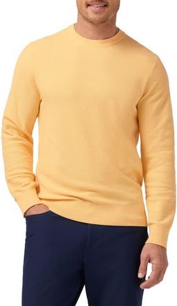Mizzen+Main Ashe Crewneck Cotton Blend Sweater in Cornsilk at Nordstrom, Size Xx-Large