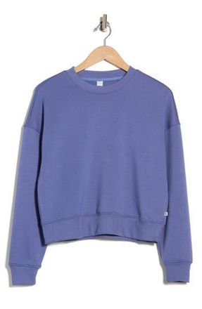 Marika Abby Crewneck Crop Sweatshirt in Gray Blue at Nordstrom Rack, Size X-Large