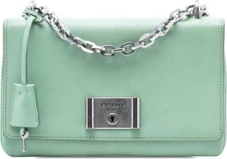 Prada Pre-owned Prada Saffiano Lux Chain Lock Flap Ladies 6ZVCLUZIGBU0R519