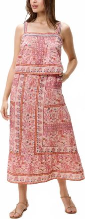 Cleobella Elie Ankle Skirt In Dahlia