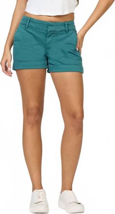 Dear John Denim Hampton Cuffed Shorts In Mediterranean