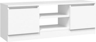 vidaXL Tv Cabinet with Door White 102x30x36 cm Vidaxl