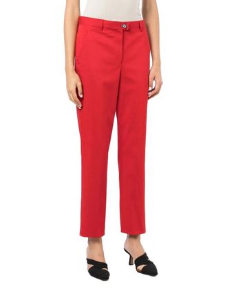 Ferragamo Cropped Tailored Trousers - Red