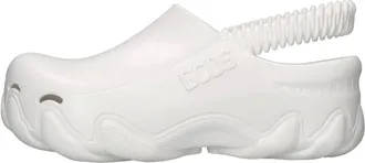 GCDS Gcds, Schoenen, Heren, Wit, 37 EU, Gcds Slingback Clogs met Logo-reli&euml;f