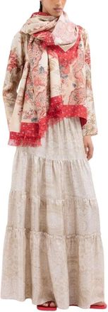 Pierre-Louis Mascia Maxi Skirts, female, Beige, Size: XS Aloe A-line Skirt