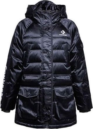 Converse (WMNS) Converse Iridescent Sideline Down Fill Jacket Asia Sizing Black 10006987-A02