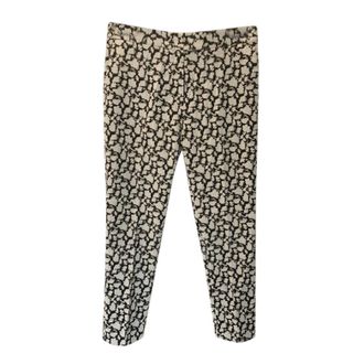 Joseph Printed Straight Leg Tailored Trousers Size XS