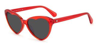 Kate Spade New York Velma/S C9A/IR Womens Sunglasses Red Size 57