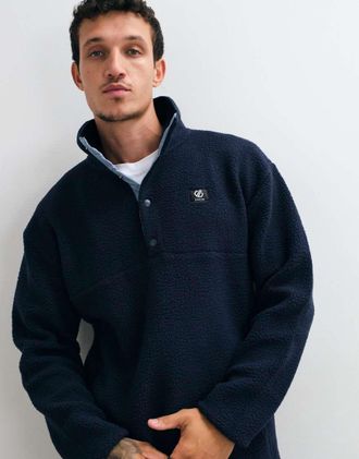Dare 2B pile con doppio bordo a scatto navy-blu navy