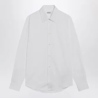 Burberry White Cotton Poplin Shirt