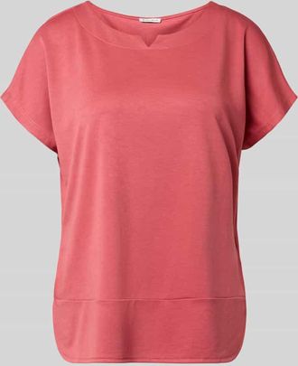 Tom Tailor Regular Fit T-Shirt aus Modal-Mix in Pink, Gr&ouml;&szlig;e XXL