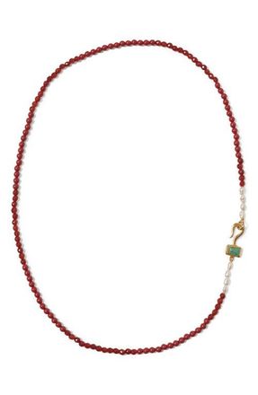 Chan Luu Santos Necklace in Carnelian Mix at Nordstrom
