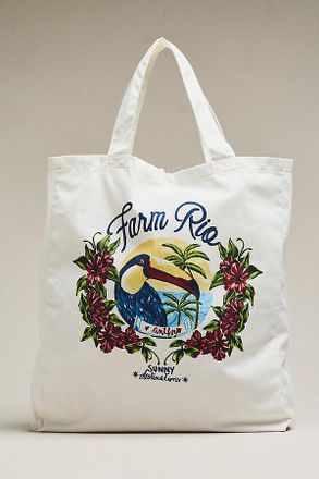 Farm Rio Graphic Cotton Tote Bag